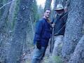 #5: Dad and I standing at the confluence site.