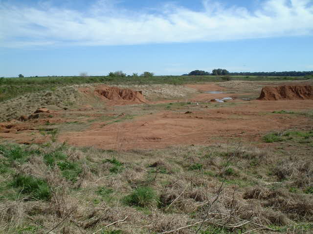Pit on the walk to the confluence
