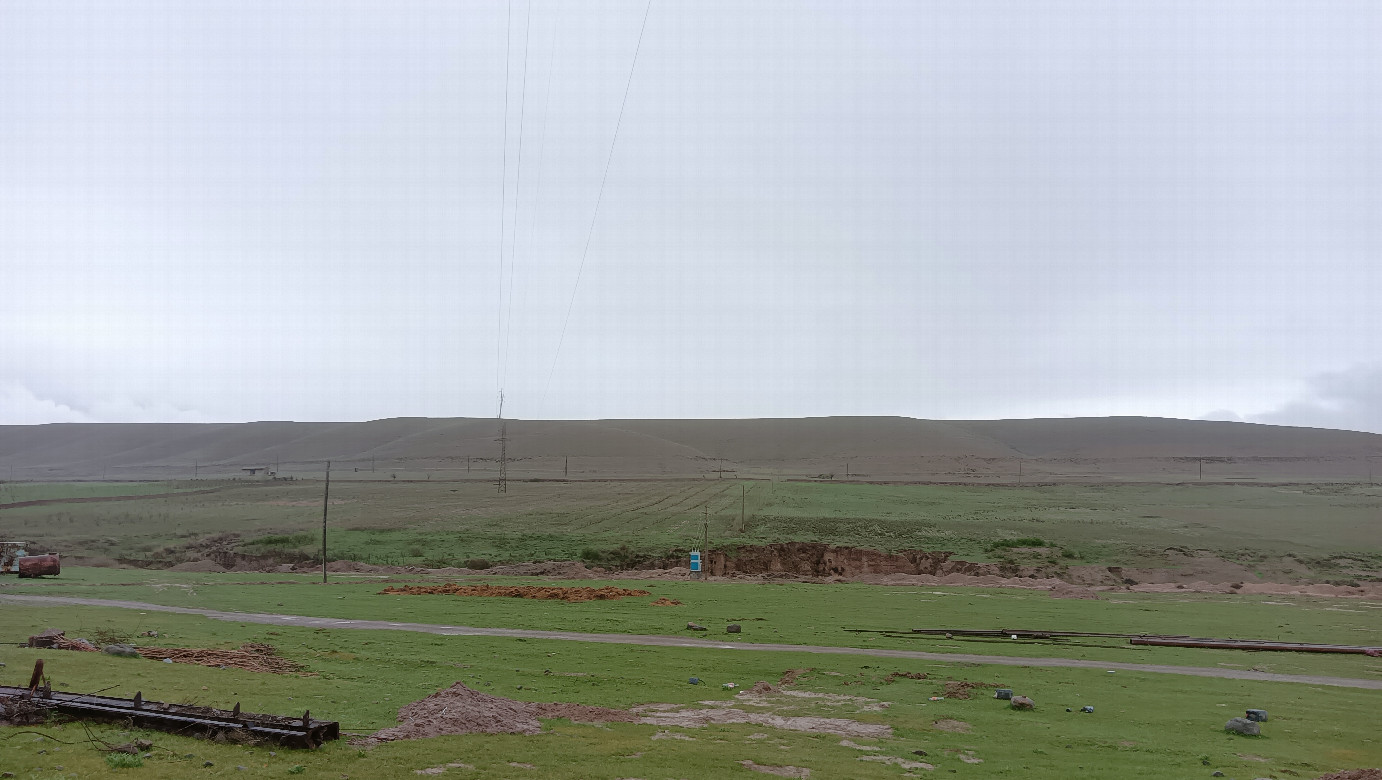 North-west view towards Gazak rivulet