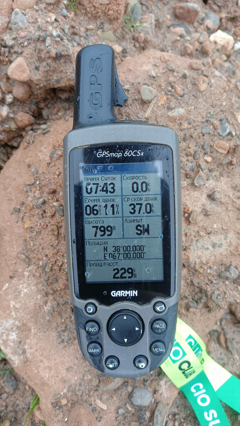 GPS reading
