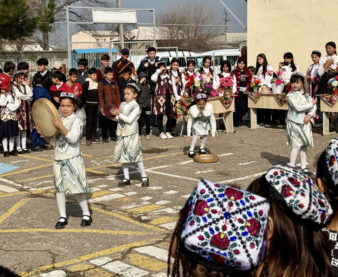 At school in 200 m distance