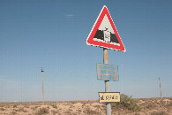 #6: roadsign at gas pipline