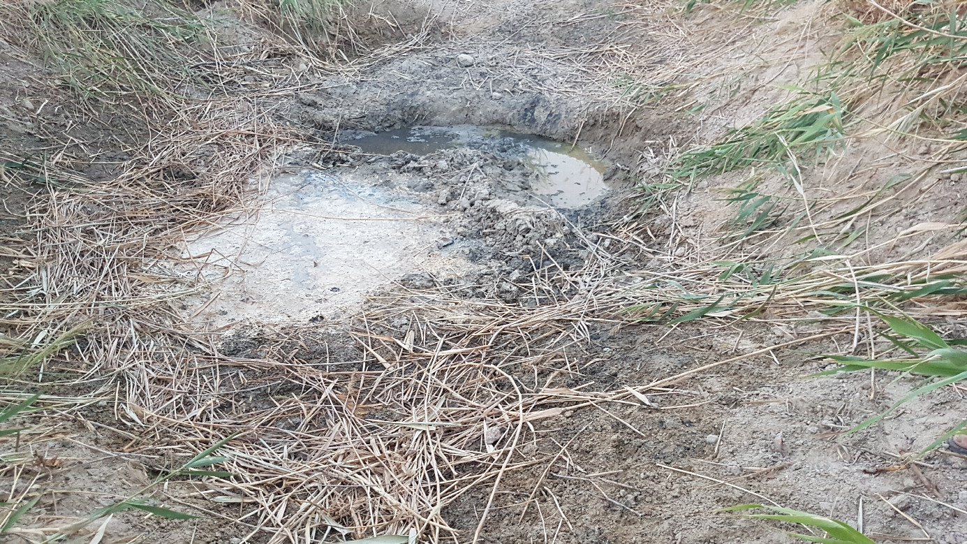 remains of Lake Aral at confluence point