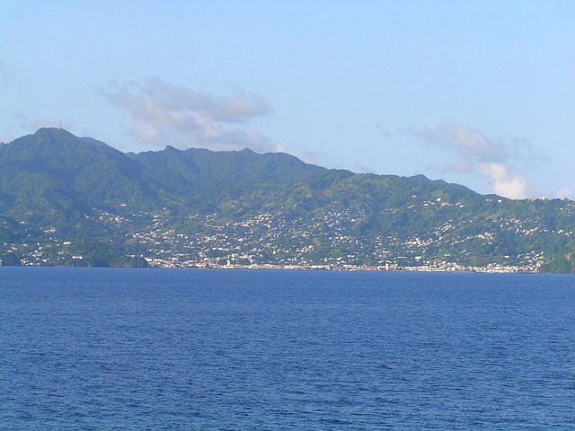 Kingstown, the capital of St. Vincent and the Grenadines