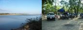 #8: A clear dawn at Orinoco river & our camp site.