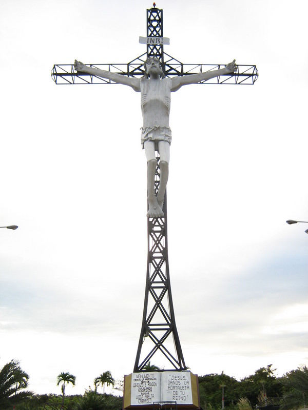 Pariaguan Christ. Nearby the Confluence