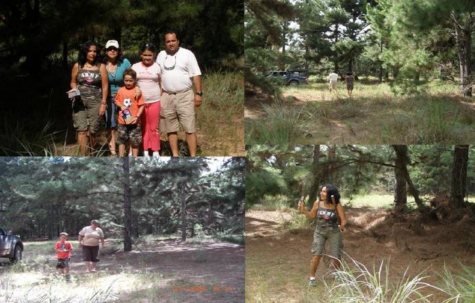 THE HUNTERS, TEH DANCE, VIEWING THE SNAKE, EVA READY TO HUNT SNAKE/ LOS CAZADORES :EVA, ROSALDA, GABRIELA, TAVEL Y TAVEL Jr.