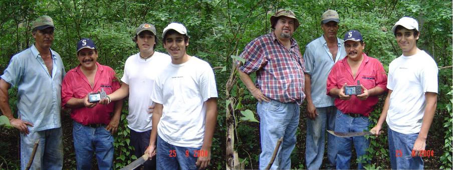 JOSE, CRUZ, ALFREDO (MY SON) AND RODOLFO (MY NEPHEW) / ME, JOSE, CRUZ AND RODOLFO ALL AT CP