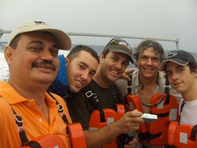 Hector, Jesús, Ricardo Kuhnle, Rainer, and Ricardo Bello at CP