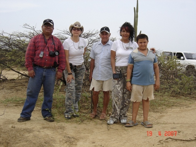 THE TEAM: HECTOR, ME,VICENTE,EVA AND RAFAEL