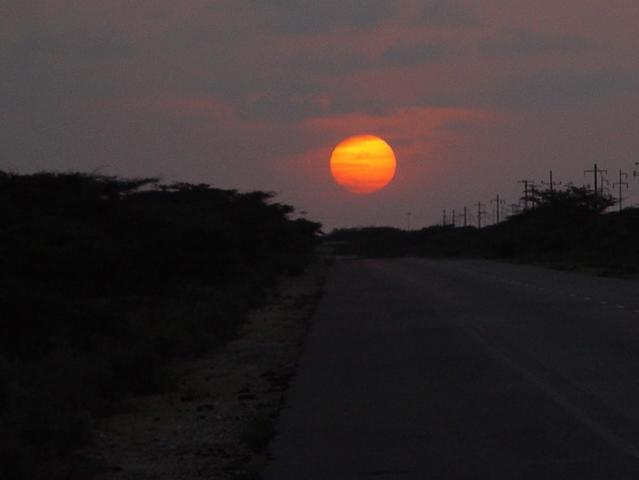 Por do Sol em Paraguana