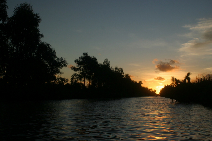 A canal on the way