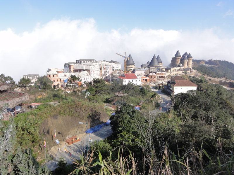 Overview of the resort from the summit