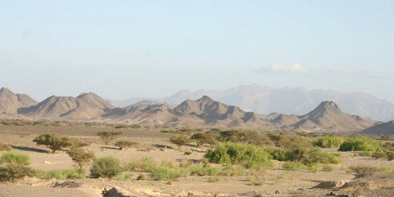 The Lahij mountains