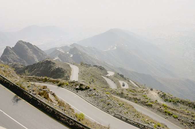 View from the al-Baydā'-Lawdar road