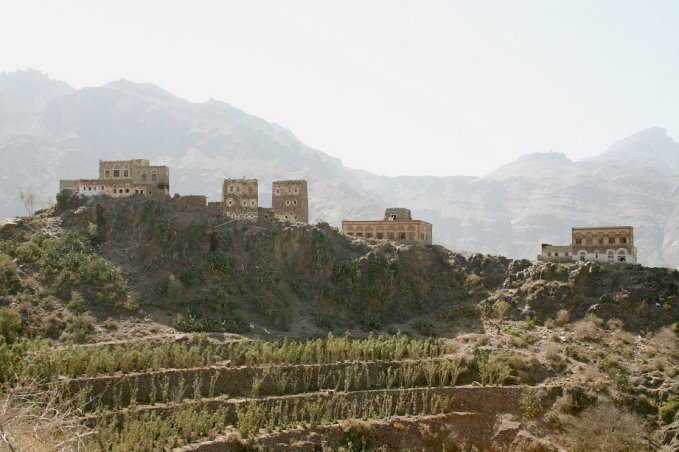 Hill-top village by the 'Chinese Road'