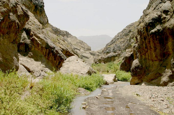 The gorge on the way to the Confluence