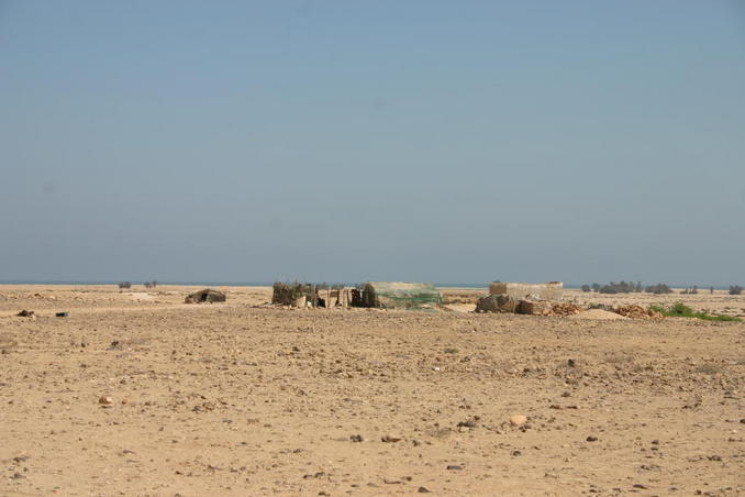 Huts near the wādiy entrance