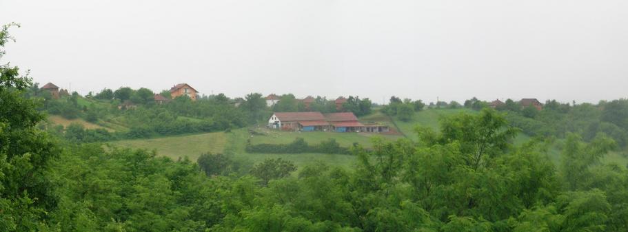 Panoramic view west – North; village of Jabucje