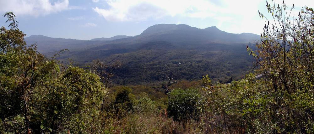 Panorama of the valley to the West