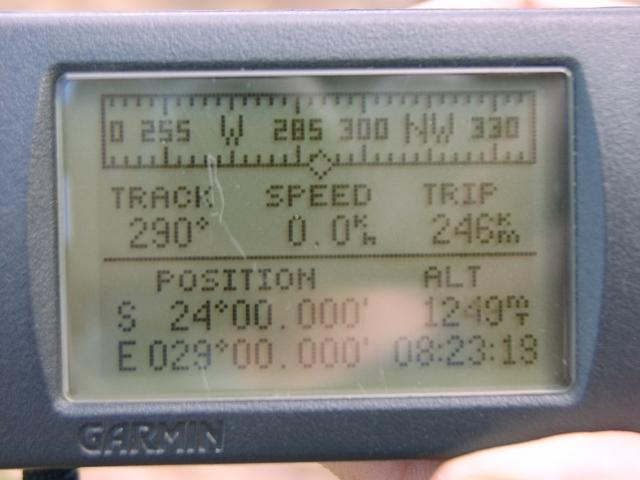 GPS screen