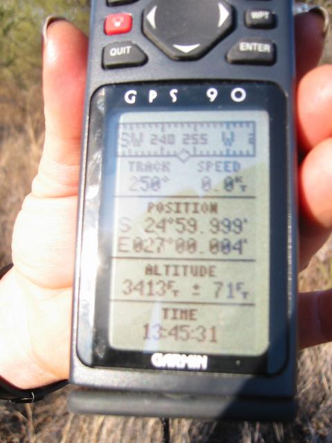 GPS reading