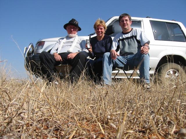 Angela, Heinz & Walter at the Confluence