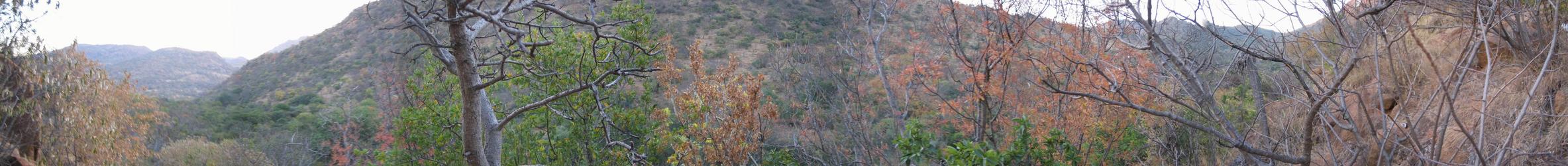 Panoramic shot from South (left) to North