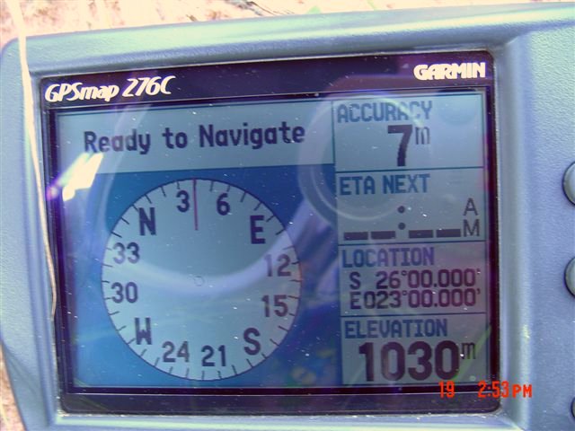 GPS 26S 23E