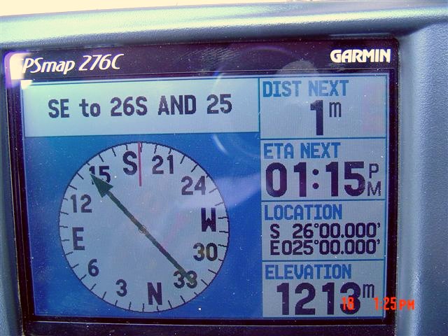 GPS 26S 25E