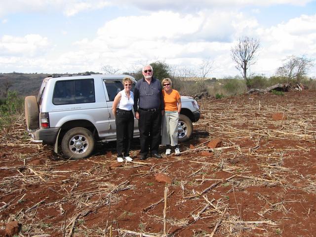 Ellen, Heinz and Angela near the point