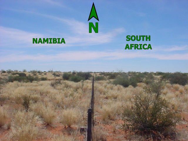 Namibian-South African border