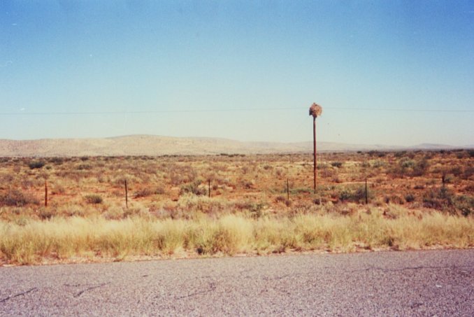 Looking west at 29S 22E from the road 1800 meters away