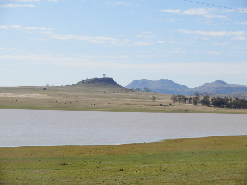 Landscape 2 km from the confluence point