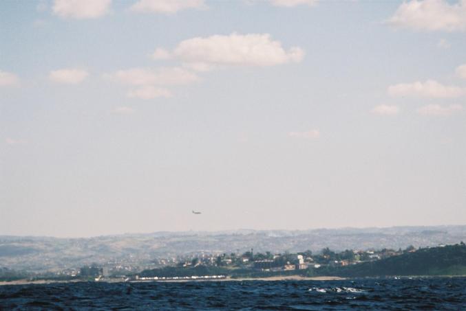 Plane over Isipingo on route to Durban International Airport