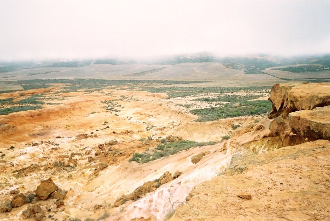 On the rim of the canyon