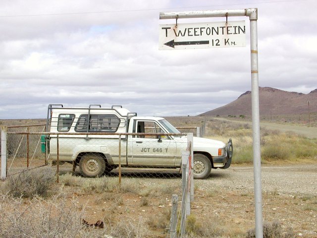 Sign along the road
