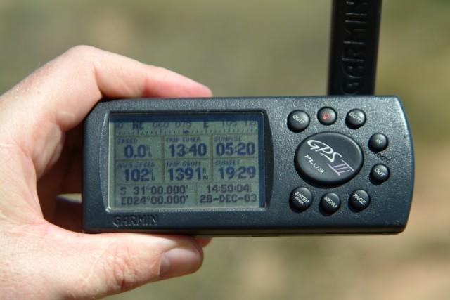 GPS at 31S 24E