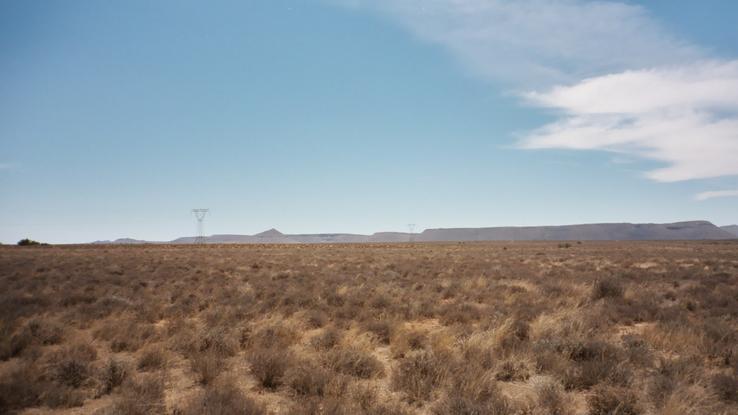 Looking north from site