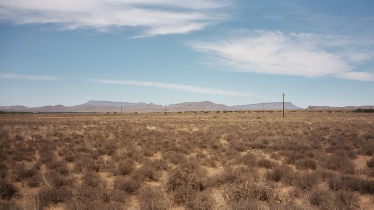 Looking south from site