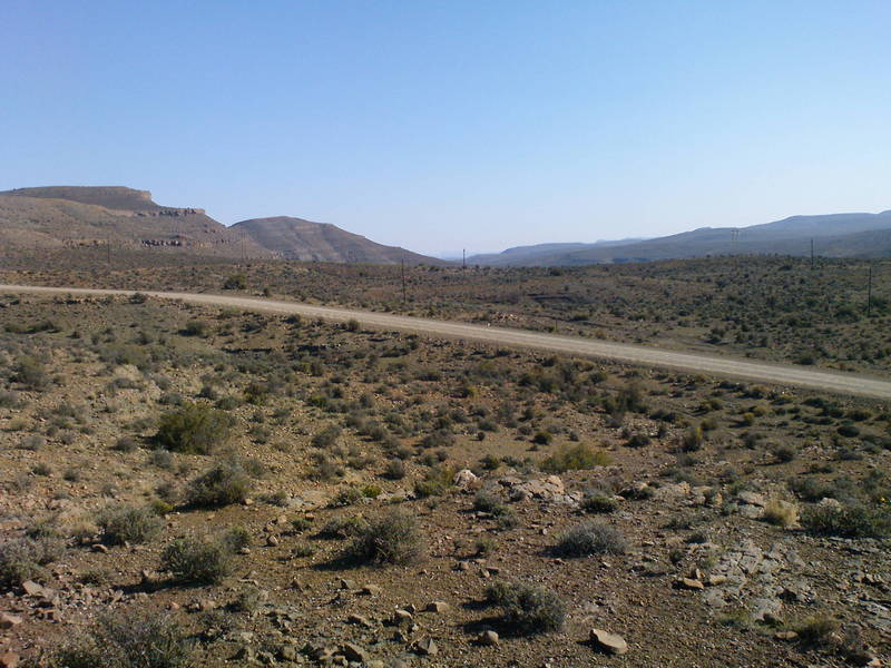 View southwest from hill about 50 m south of Confluence