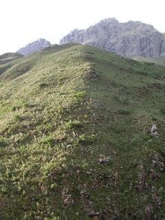 #1: The Confluence is halfway up this slope