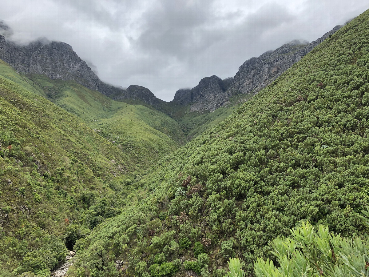 The Confluence from the Hiking Trail in 620 m Distance