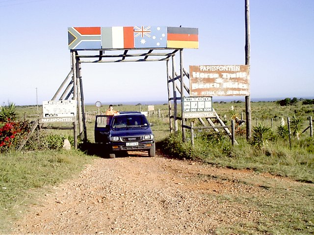 The gate to Papiesfontein