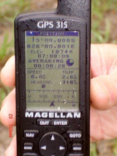 GPS reading