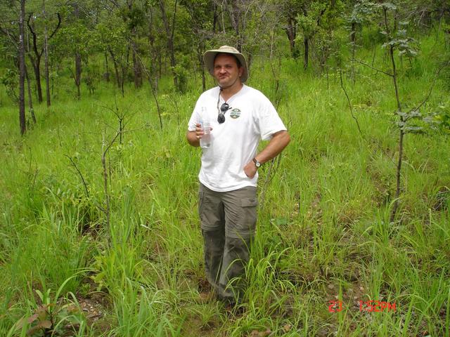 Bruce at the site